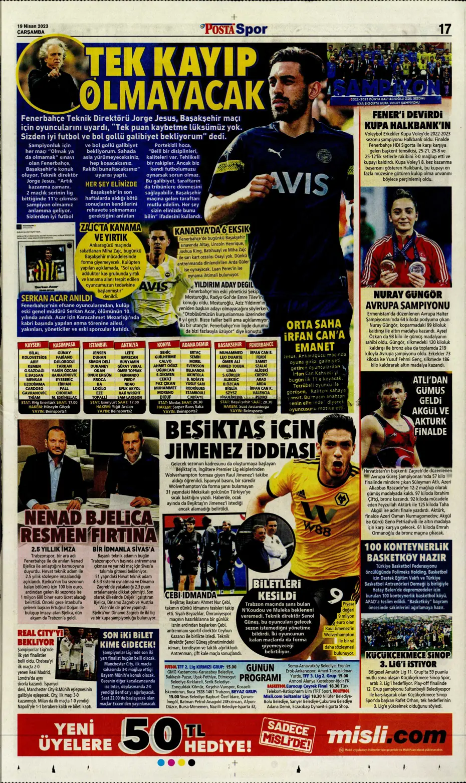 "Galatasaray'ın şov gecesi" | Sporun Manşetleri - 27 "Galatasaray'ın şov gecesi" | Sporun Manşetleri - 27