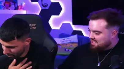 Agüero'ya futbolu bıraktıran kalp ritmi rahatsızlığı canlı yayına yansıdı