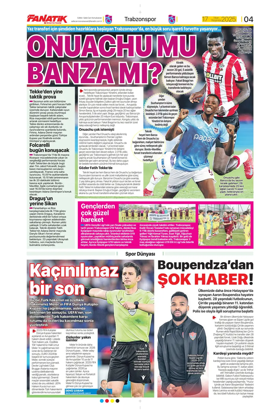 "Fenerbahçe'de büyük temizlik: 7 isim seneye yok" | Sporun manşetleri - 6