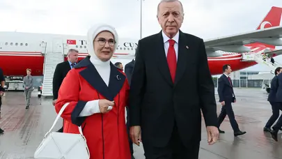 Cumhurbaşkanı Erdoğan, Hollanda-Türkiye maçı için Berlin'e geldi