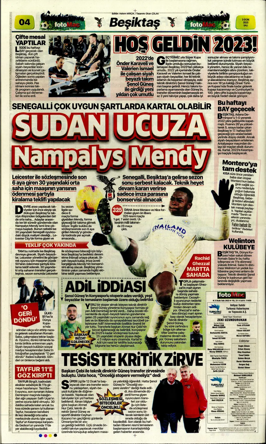 Sporun manşetleri (3 Ocak 2023) - 14