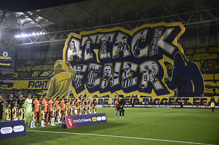 Fenerbahçe taraftarından derbiye özel koreografi - 2