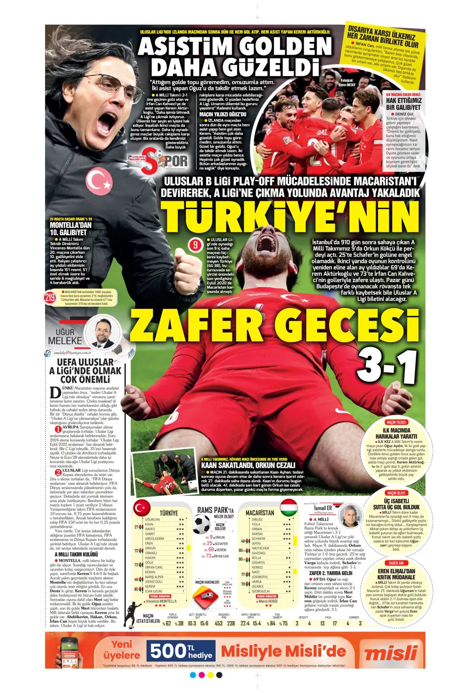 "A sınıfı zafer" | Sporun manşetleri - 12 "A sınıfı zafer" | Sporun manşetleri - 12
