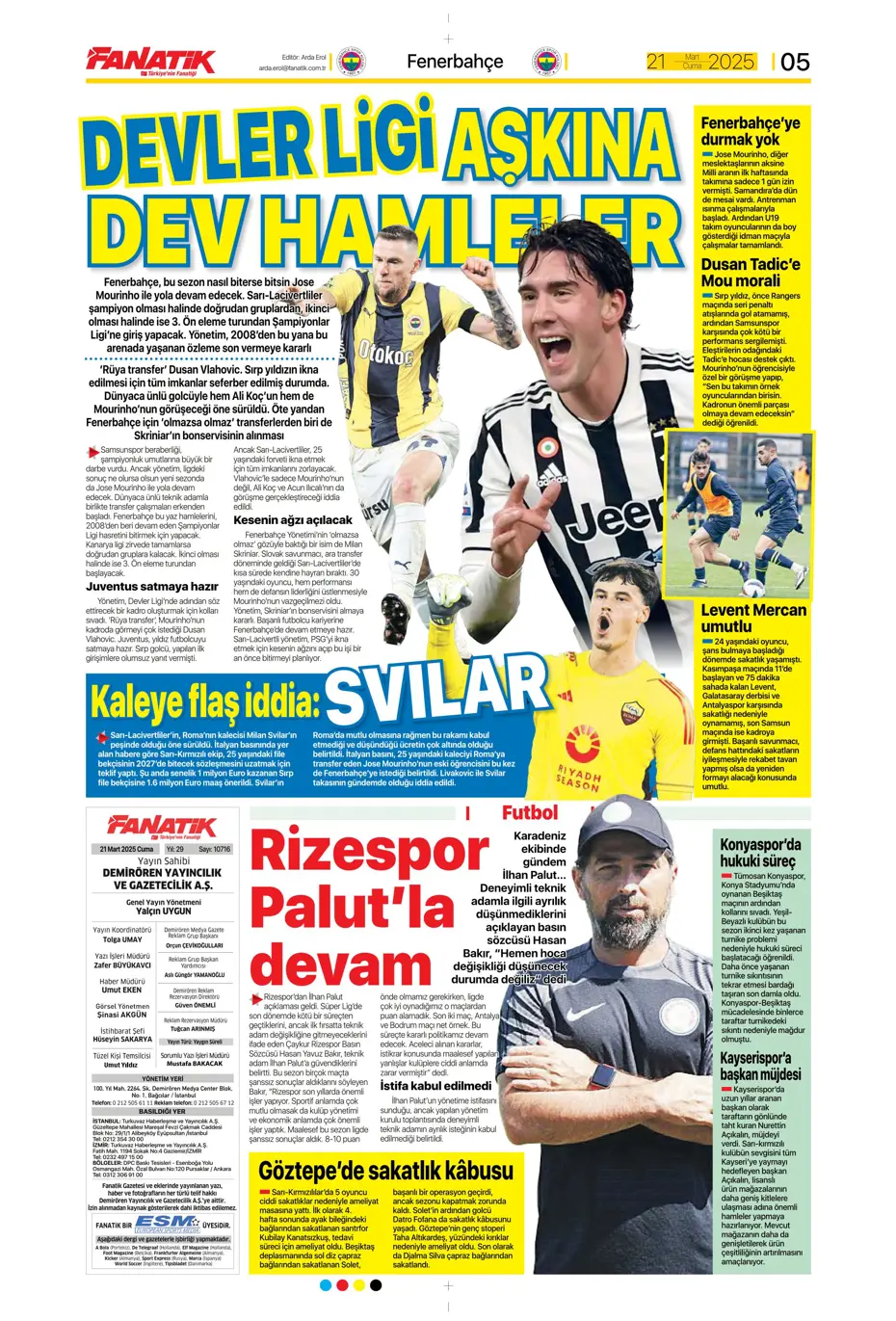 "A sınıfı zafer" | Sporun manşetleri - 4 "A sınıfı zafer" | Sporun manşetleri - 4