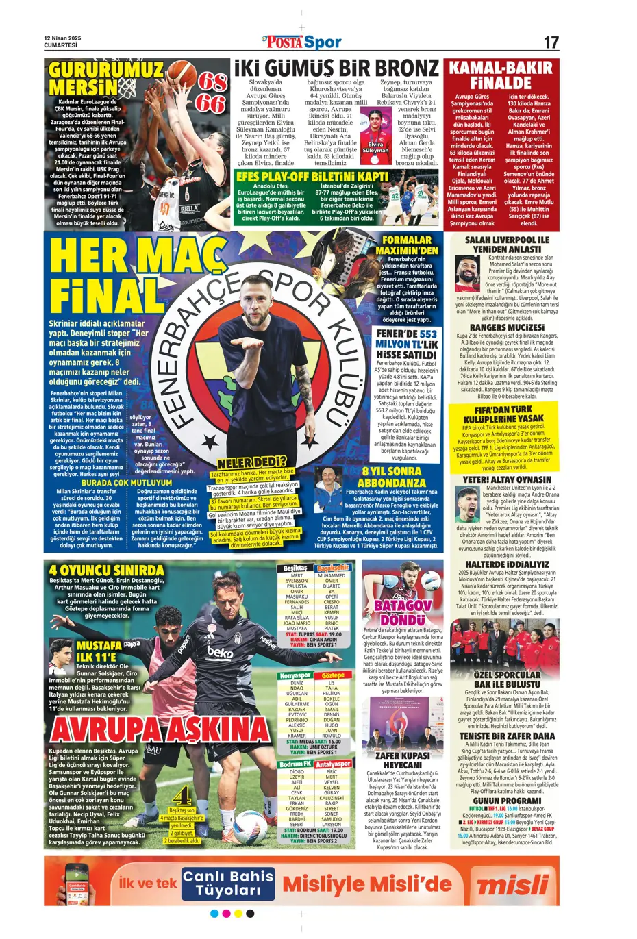 "Türk futbolunun utanç tablosu" | Sporun manşetleri - 30