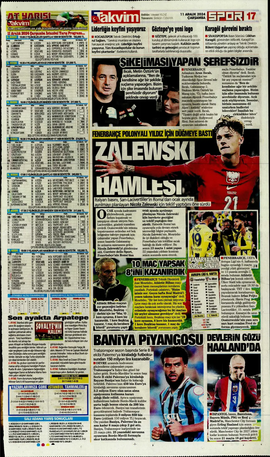"Galatasaray'dan Talisca bombası" | Sporun manşetleri - 23