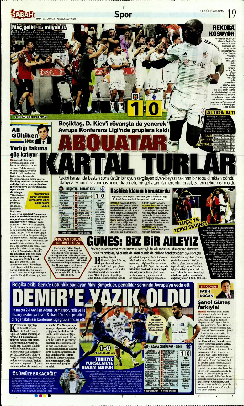 "Sergio Ramos'a '2 Eylül'e kadar cevabını ver' resti" | Sporun manşetleri (1 Eylül 2023) - 30 "Sergio Ramos'a '2 Eylül'e kadar cevabını ver' resti" | Sporun manşetleri (1 Eylül 2023) - 30