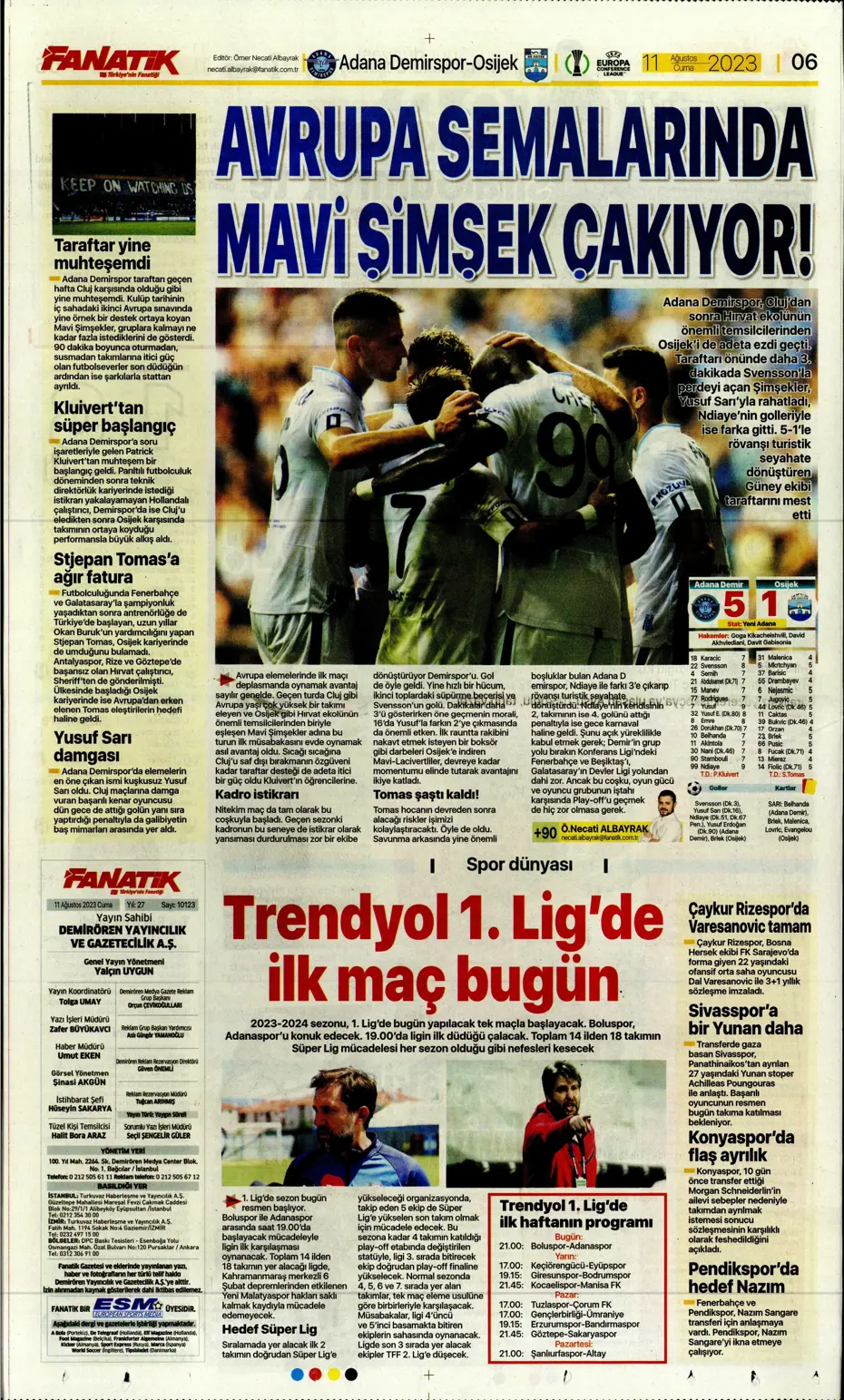 "Cengiz Ünder için yeni görüşme" | Sporun manşetleri (11 Ağustos 2023) - 10 "Cengiz Ünder için yeni görüşme" | Sporun manşetleri (11 Ağustos 2023) - 10