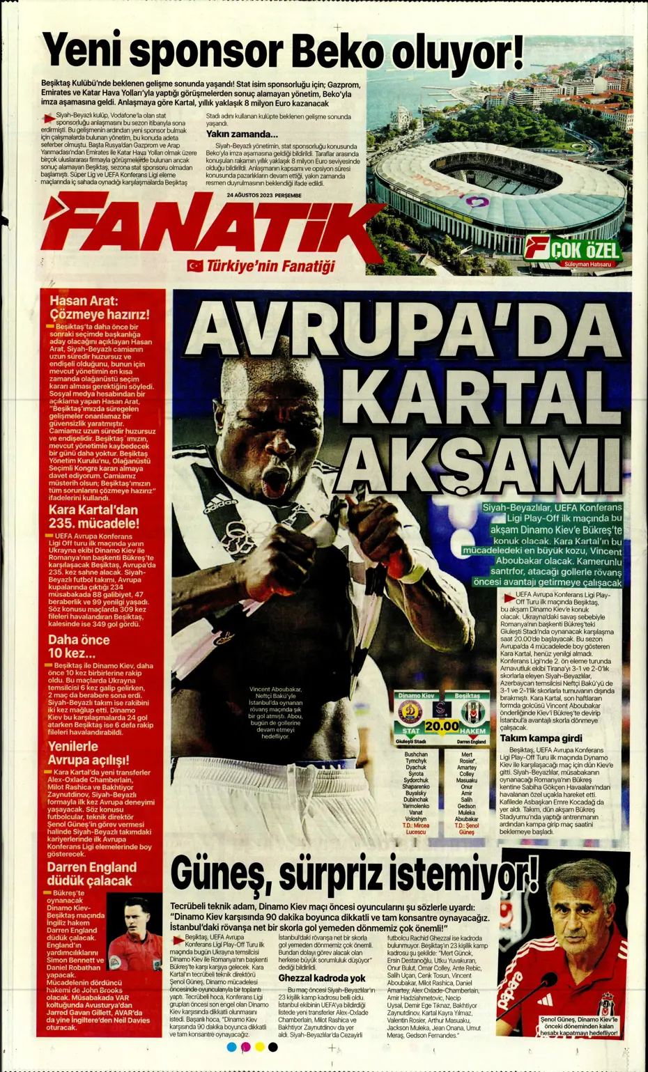 "İyi ki varsın Mauro Icardi" | Sporun manşetleri (24 Ağustos 2023) - 10