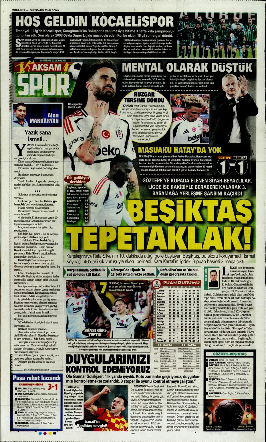 "Oğuz Aydın için geldiler" | Sporun manşetleri - 3