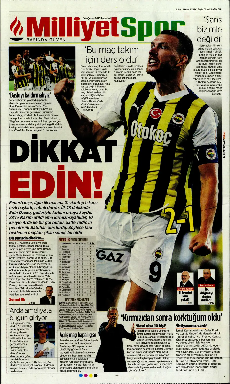 "Talisca için ilk teklif" | Sporun Manşetleri (14 Ağustos 2023) - 25