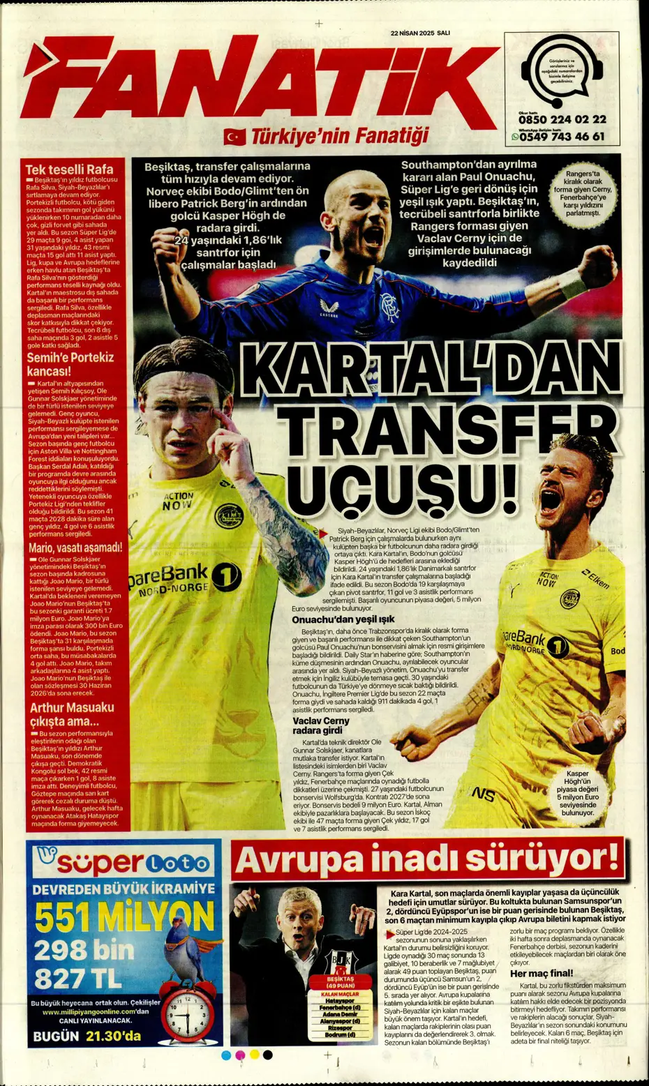 "Fenerbahçe'de gözler artık divanda" | Sporun manşetleri - 8