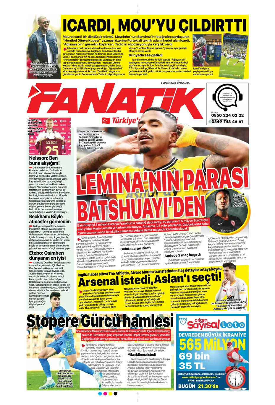 "Ekvador'un yeni yeteneği Fenerbahçe'ye" | Sporun manşetleri - 8