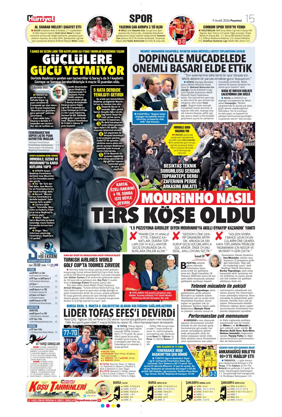 "Hakem katliamı" | Sporun manşetleri - 14 "Hakem katliamı" | Sporun manşetleri - 14