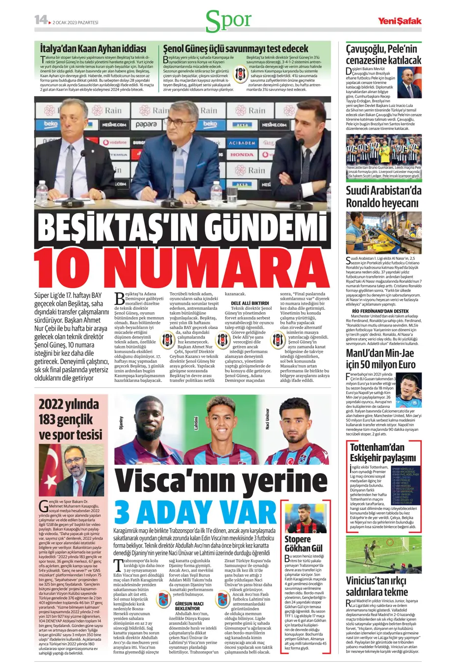 Sporun Manşetleri (2 Ocak 2023) - 30