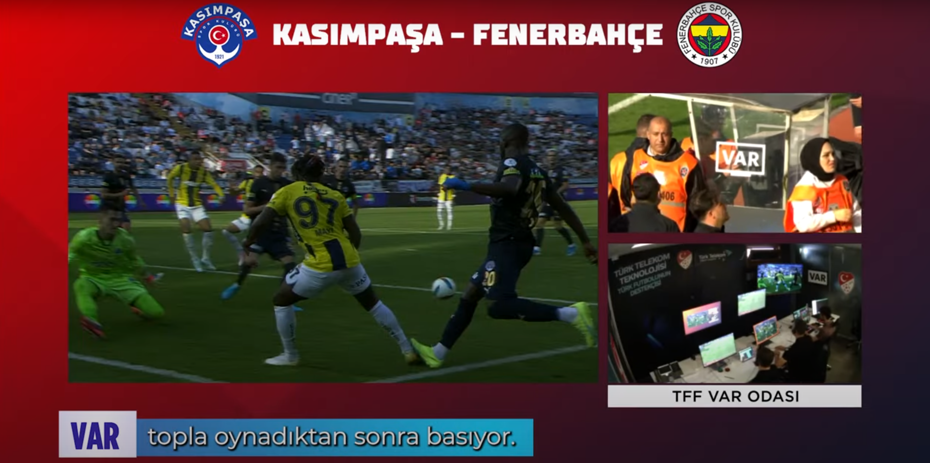 Süper Lig'de 5. hafta: Kasımpaşa-Fenerbahçe ve Trabzonspor-Beşiktaş maçlarının VAR konuşmaları - 5 Süper Lig'de 5. hafta: Kasımpaşa-Fenerbahçe ve Trabzonspor-Beşiktaş maçlarının VAR konuşmaları - 5