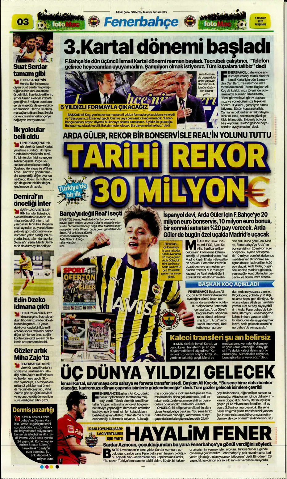 "Icardi'de Enrique krizi" | Sporun manşetleri (6 Temmuz 2023) - 10