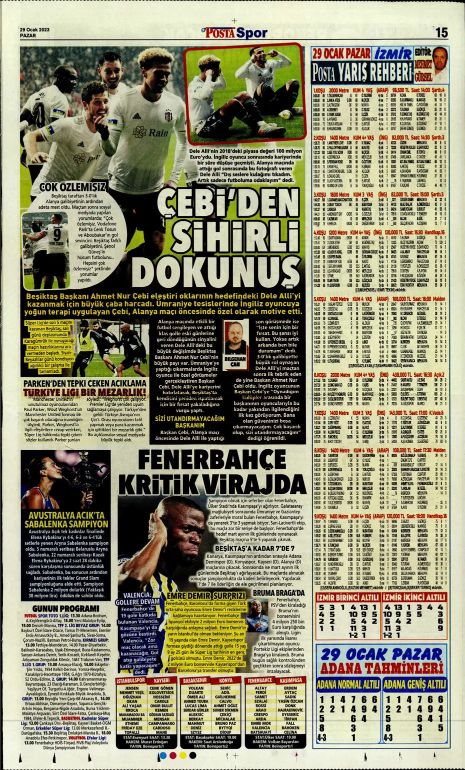 Sporun Manşetleri (29 Ocak 2023) - 37