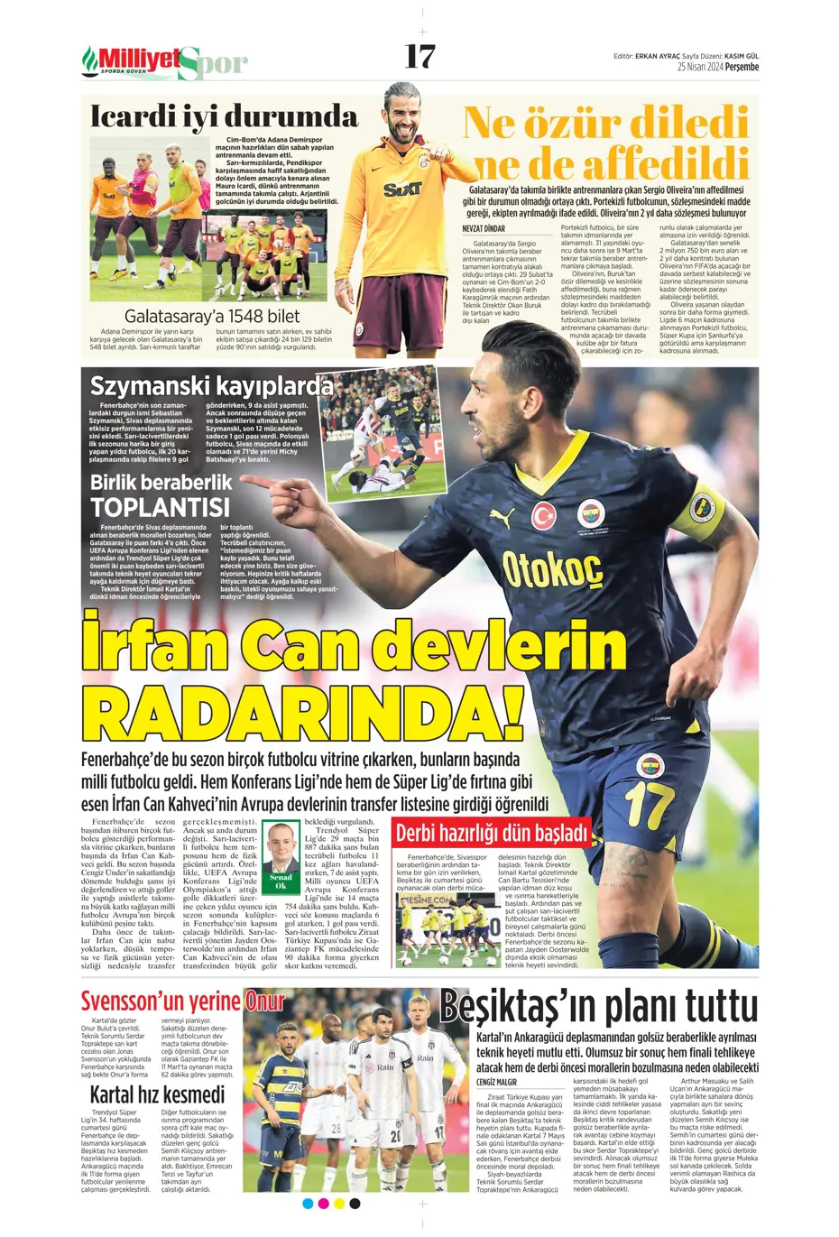 "Yeni sezona yeni Fenerbahçe" | Sporun manşetleri - 25