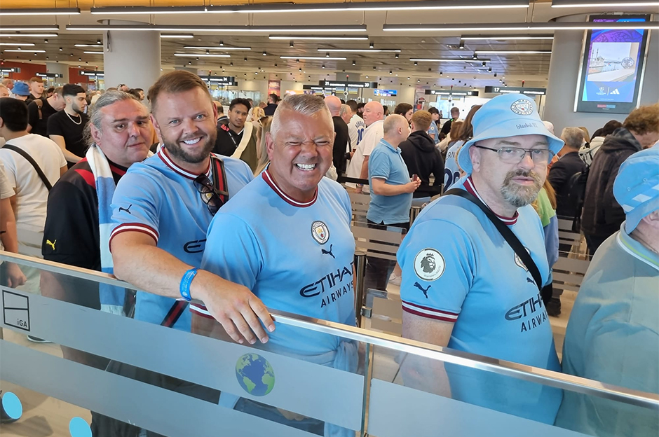 Manchester City ve Inter taraftarı akın akın İstanbul'a gelmeye devam ediyor