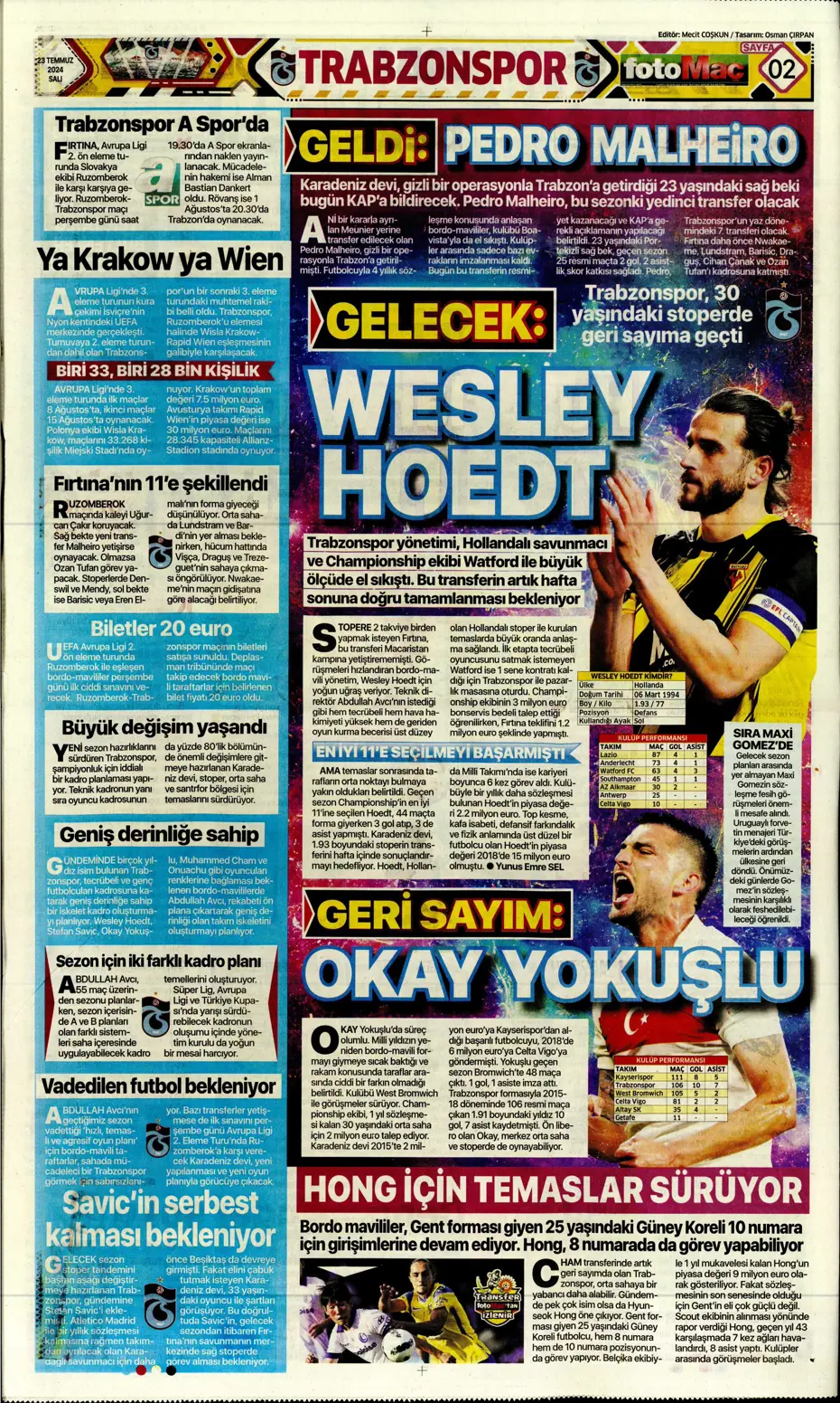 "Fenerbahçe'nin zamanı geldi" | Sporun manşetleri (23 Temmuz 2024) - 12 "Fenerbahçe'nin zamanı geldi" | Sporun manşetleri (23 Temmuz 2024) - 12