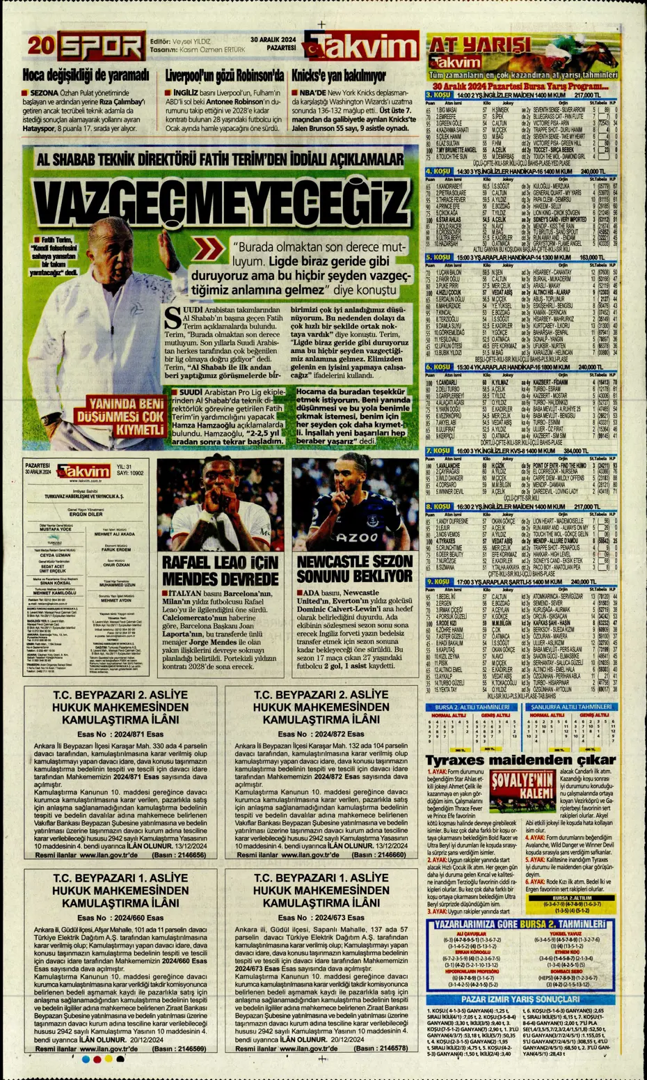 "Fenerbahçe'den 3 ülkede dev operasyon" | Sporun manşetleri - 33