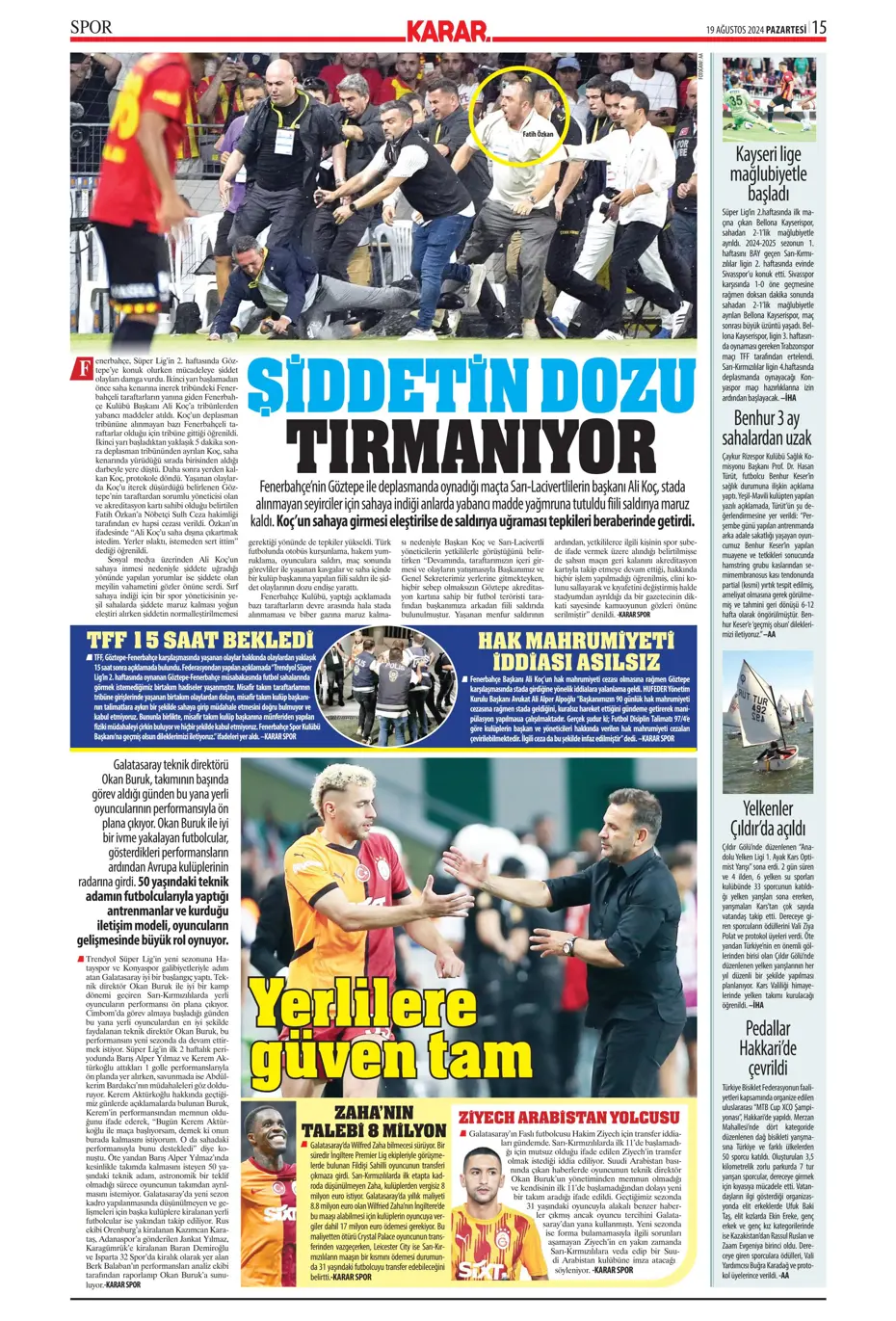 "Ferdi Kadıoğlu sonrası Fenerbahçe'ye yıldız yağacak" | Sporun manşetleri - 21