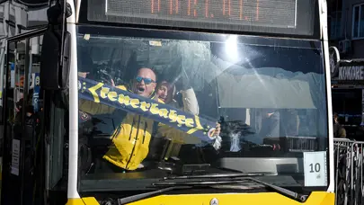 Fenerbahçeli taraftarların derbi yolculuğu başladı