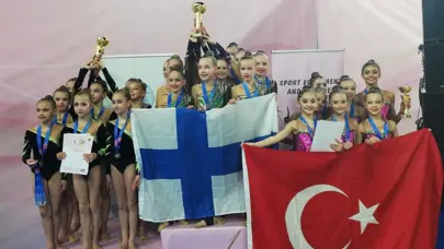 Dünya Estetik Grup Cimnastik Şampiyonası'nda bronz madalya