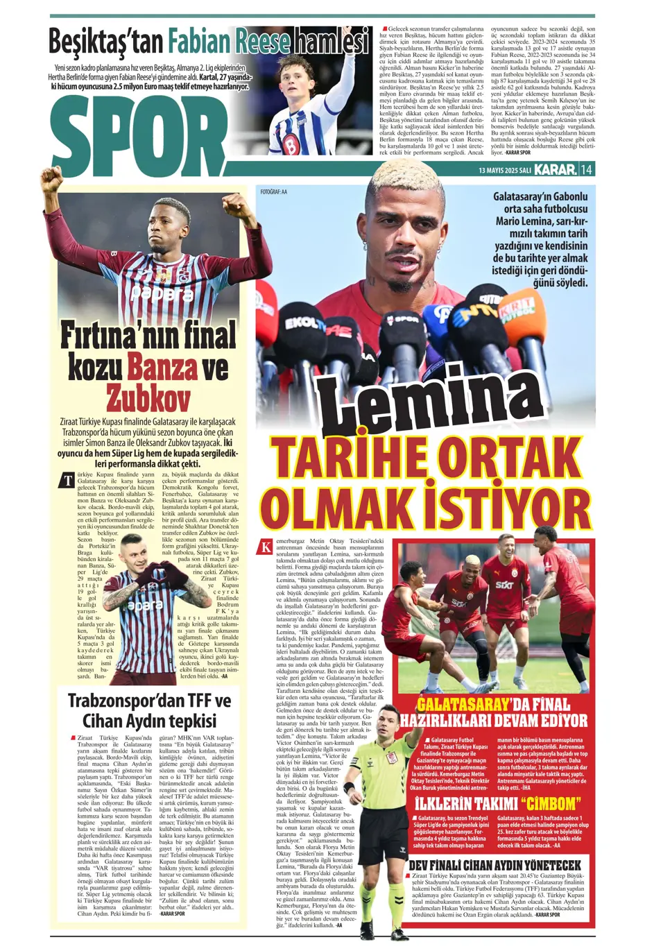 "Galatasaray, Osimhen için Napoli ile anlaştı" | Sporun manşetleri - 19