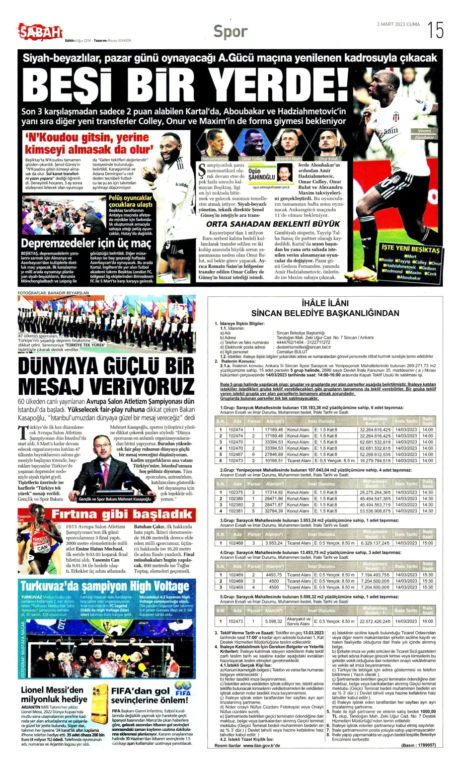 "Aslan'dan Liverpool çıkarması" - Sporun manşetleri - 25 "Aslan'dan Liverpool çıkarması" - Sporun manşetleri - 25