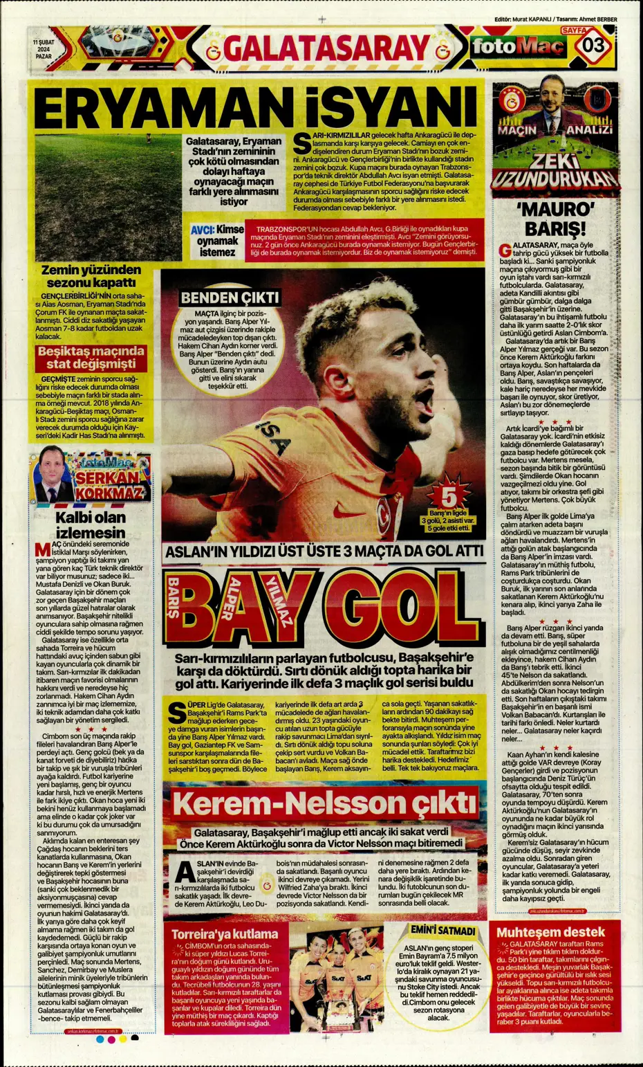 "30 saniyesi 7 milyon dolar" | Sporun manşetleri (11 Şubat 2024) - 13