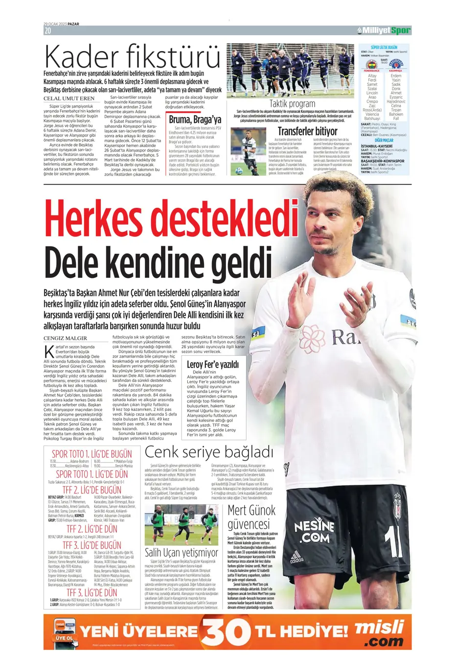 Sporun Manşetleri (29 Ocak 2023) - 33