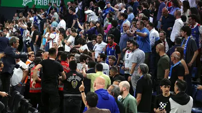 Olaylı Anadolu Efes - Fenerbahçe maçının faturası kesildi