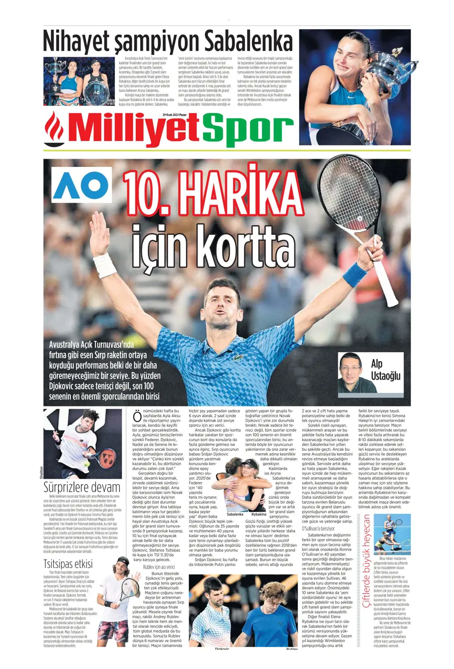 Sporun Manşetleri (29 Ocak 2023) - 36