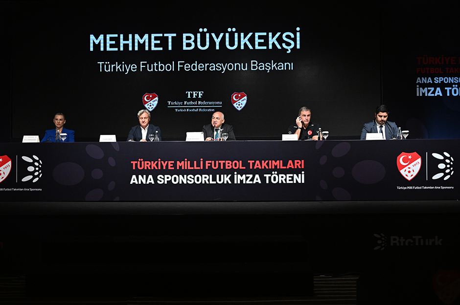 TFF'den milli takımlar için yeni sponsorluk anlaşması