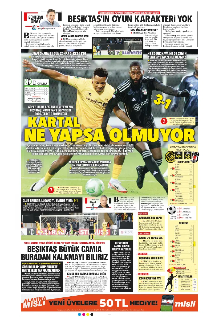 "Yüzyılın Fener'i" | Sporun manşetleri (27 Ekim 2023) - 15
