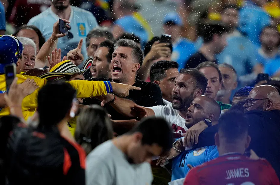 Copa America'da olaylı maç: Darwin Nunez, tribüne çıkıp taraftarla yumruklaştı - 2