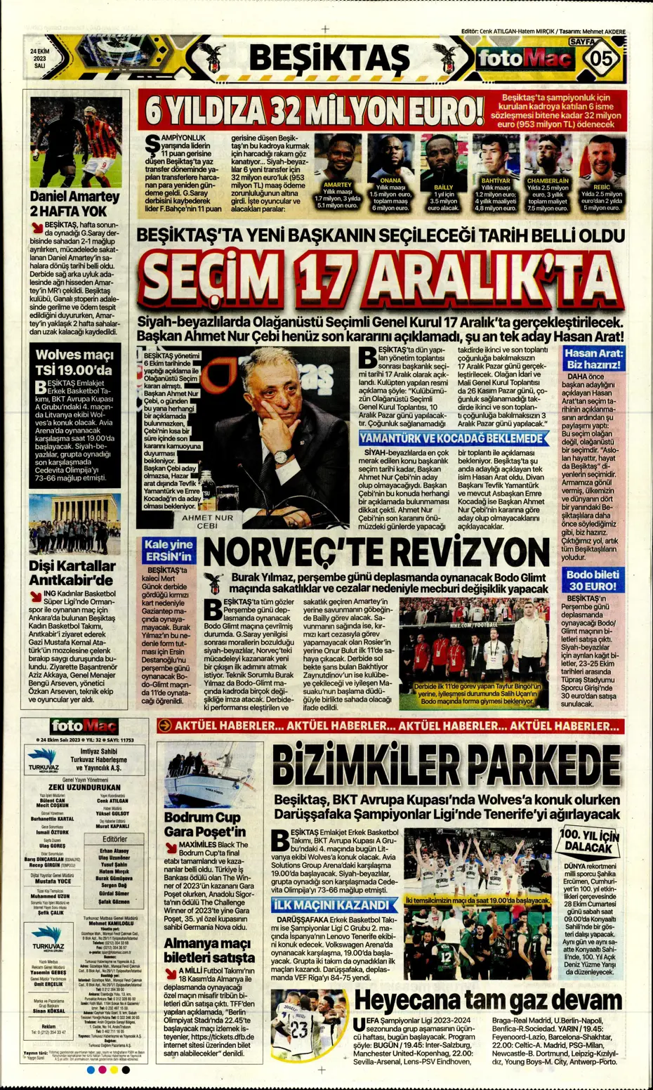 "Yine destan gecesi olsun" | Sporun Manşetleri - 11