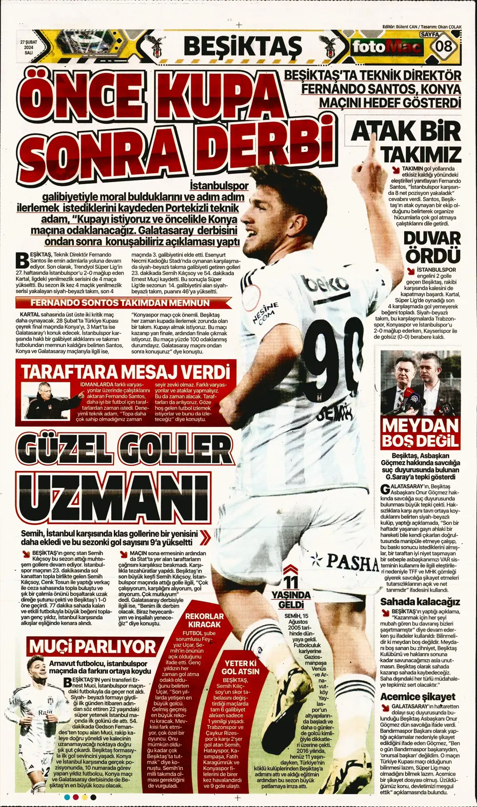 "Icardi'ye selam, zirvede devam" | Sporun manşetleri (27 Şubat 2024) - 16 "Icardi'ye selam, zirvede devam" | Sporun manşetleri (27 Şubat 2024) - 16