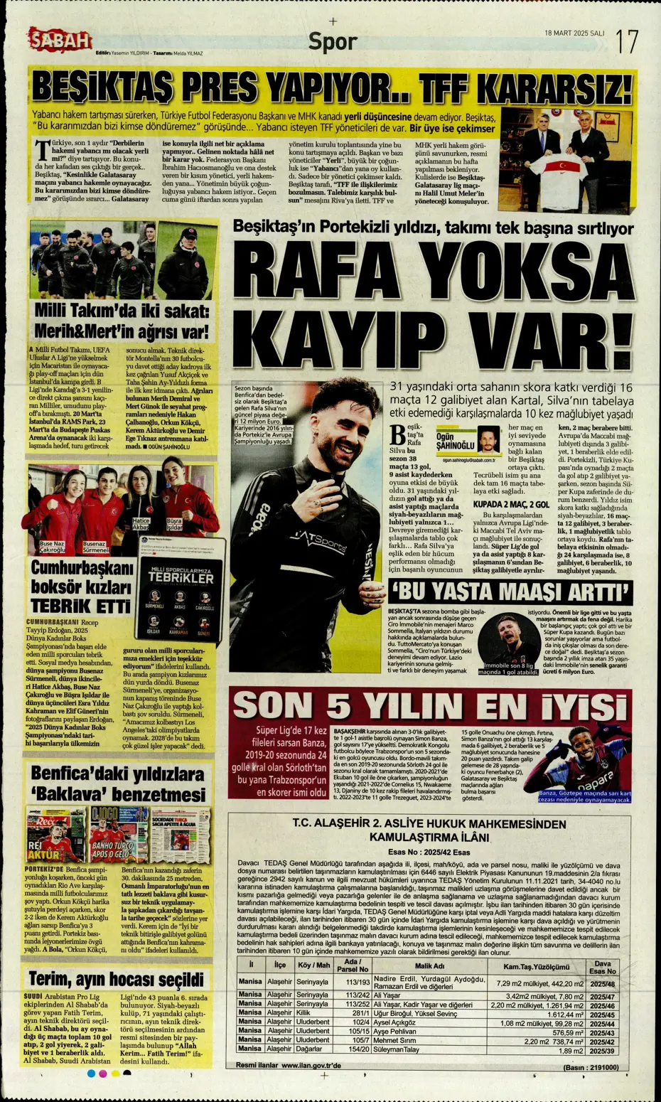 "Sane bombası" | Sporun manşetleri - 20