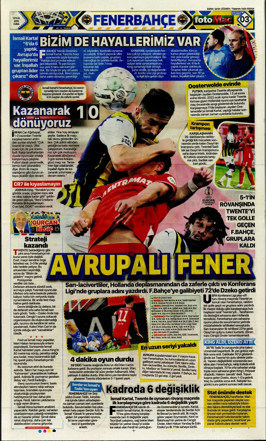 "Sergio Ramos'a '2 Eylül'e kadar cevabını ver' resti" | Sporun manşetleri (1 Eylül 2023) - 13 "Sergio Ramos'a '2 Eylül'e kadar cevabını ver' resti" | Sporun manşetleri (1 Eylül 2023) - 13