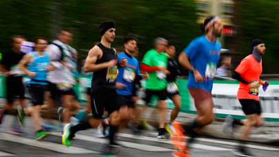 Maratonda otomobil kullandı; cezası diskalifiye oldu