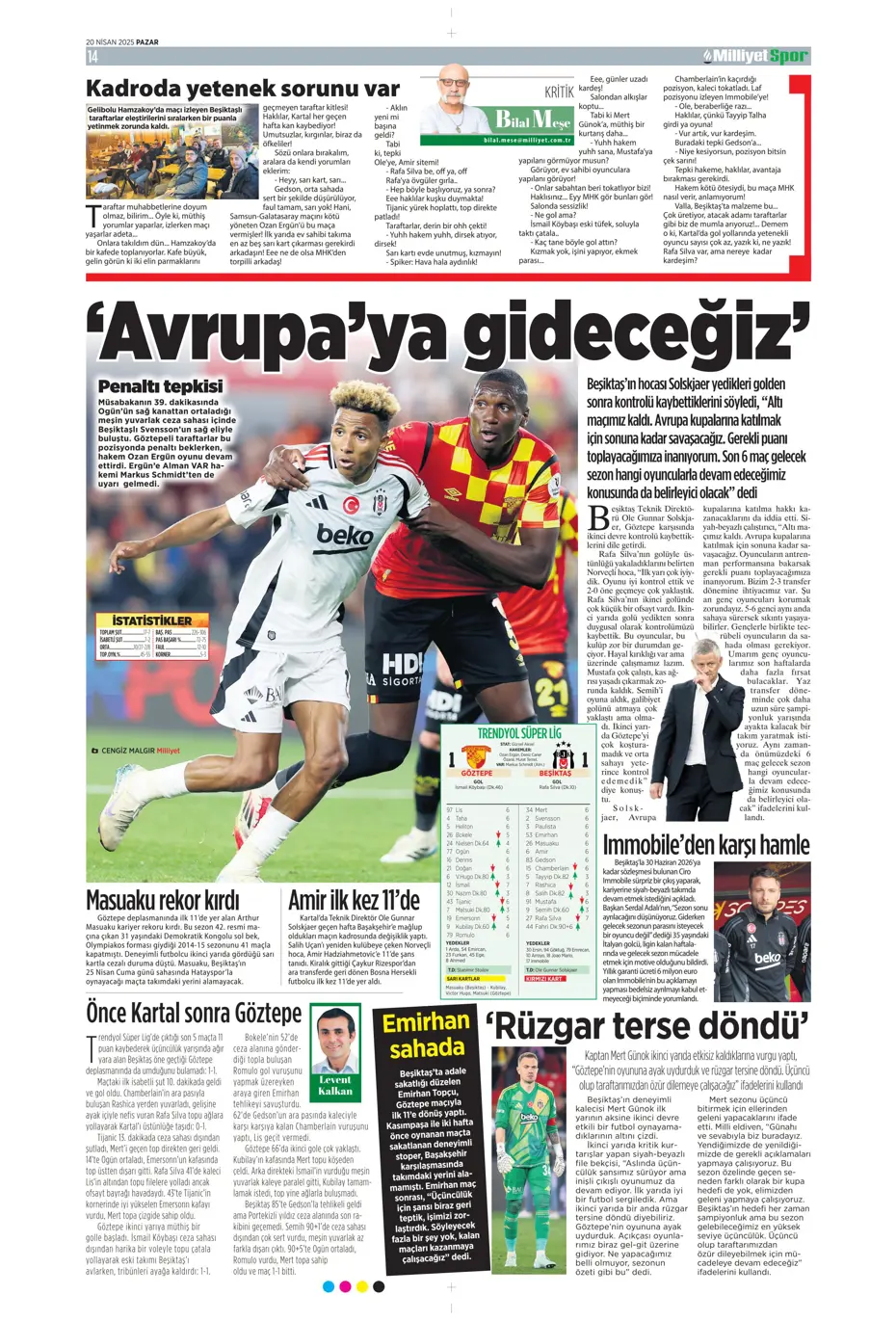 "Oğuz Aydın için geldiler" | Sporun manşetleri - 22