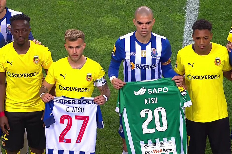 Hataysporlu Christian Atsu için eski takımlarından anma töreni