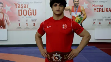 Milli güreşçi Alperen Berber'in hedefi olimpiyat şampiyonluğu