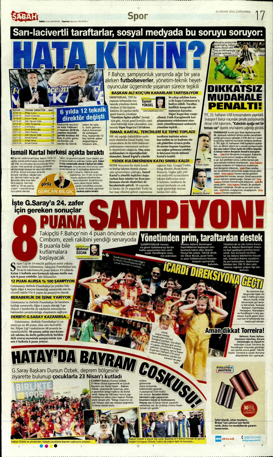 "Yeni Sacha Boey İtalya'dan" | Sporun manşetleri - 24