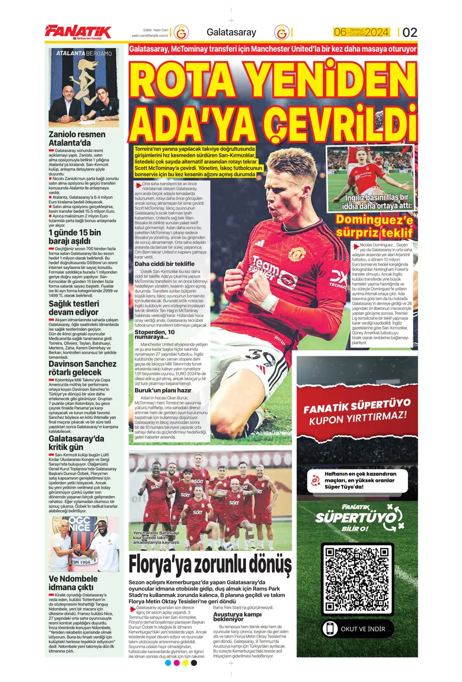 "Avrupalı selam dur! Türkler geliyor" | Sporun manşetleri (6 Temmuz 2024) - 2