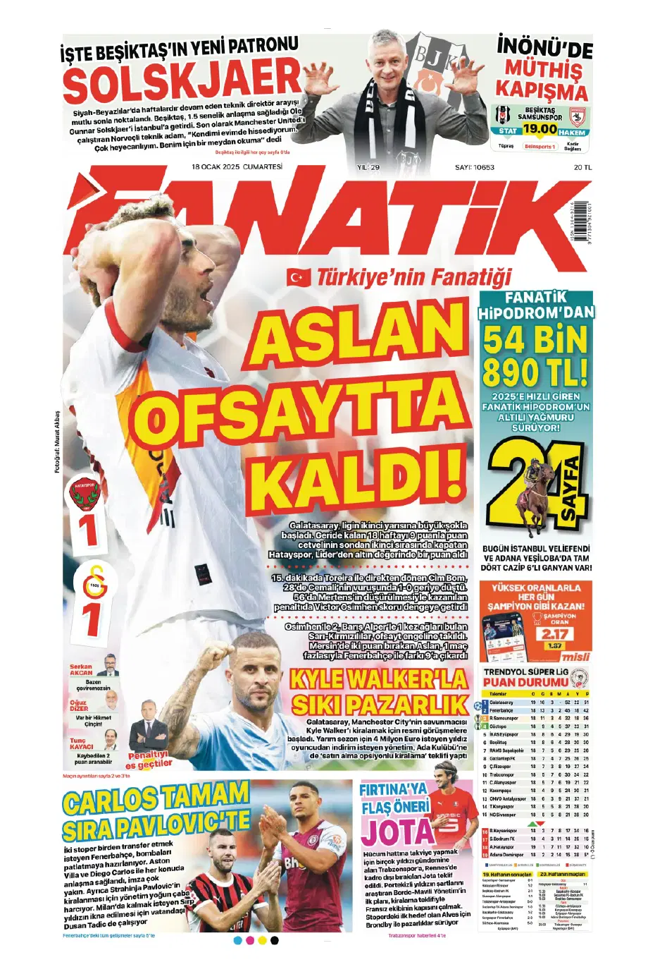 "Diego Carlos'u F.Bahçe kaptı!" | Sporun manşetleri (18 Ocak 2025) - 3 "Diego Carlos'u F.Bahçe kaptı!" | Sporun manşetleri (18 Ocak 2025) - 3