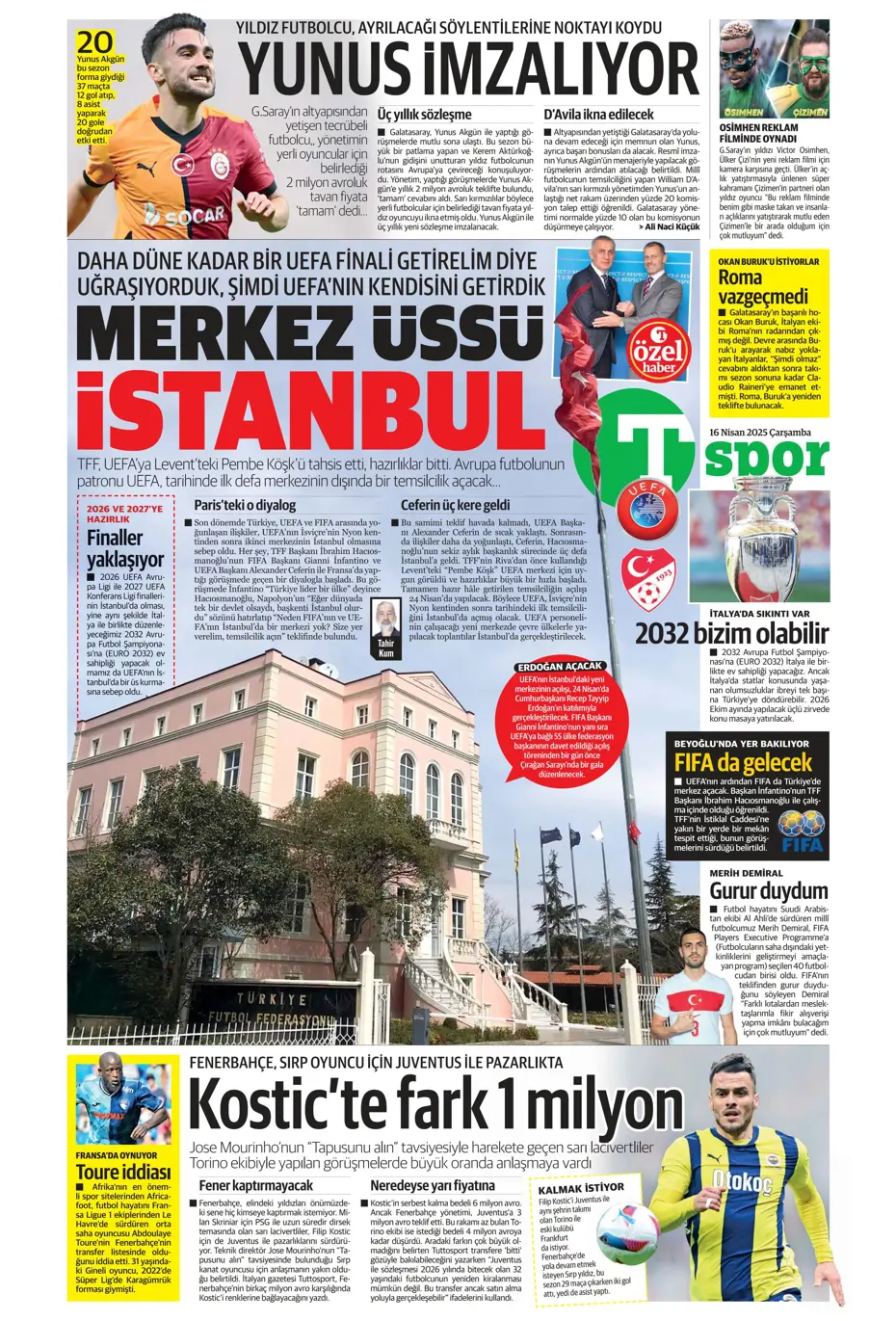 "Kim Min-Jae heyecanı" | Sporun manşetleri - 31